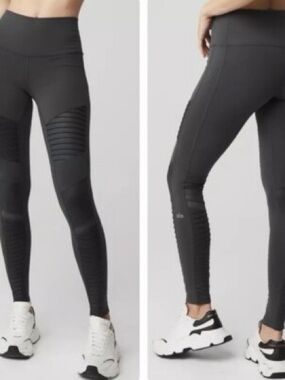 Alo Yoga Moto Legging Grey